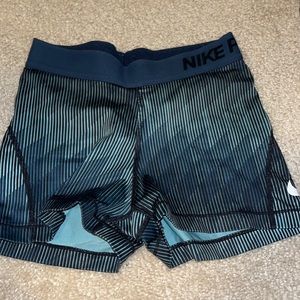 nike pro spandex shorts